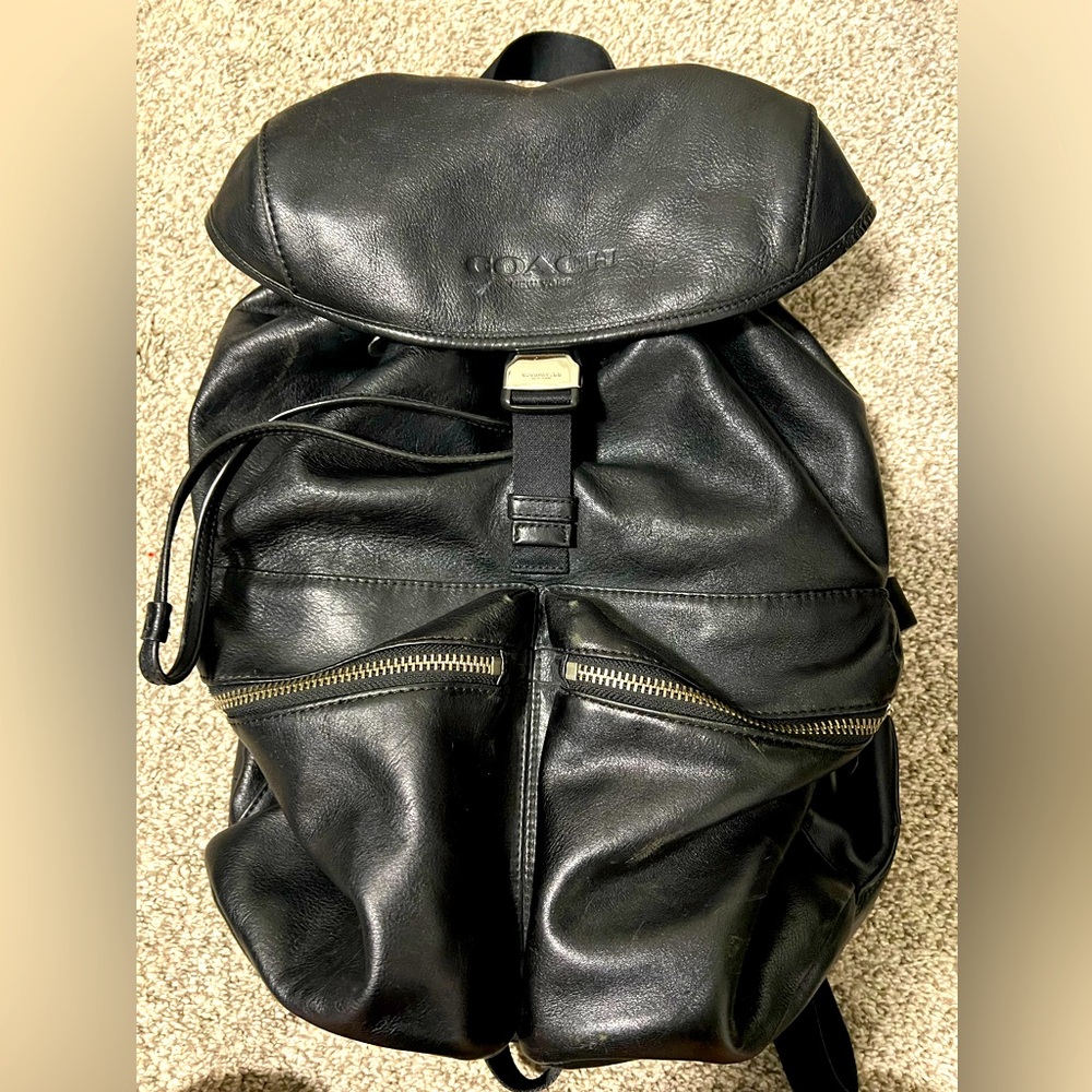 Coach Genuine Leather Backpack